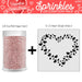 Valentine Red Sprinkles | Heart Shape Stencil Gift Set | Bakell