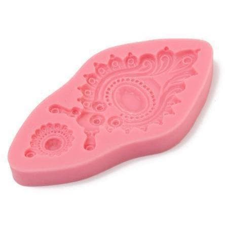 Vintage Jewels Pattern Decorating Silicone Mold | Bakell