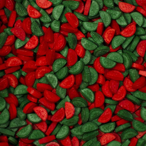 Watermelon Wedges Shaped Sprinkles-Krazy Sprinkles_HalfCup_Google Feed-bakell