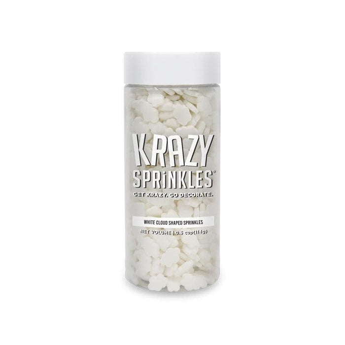 White Cloud Shaped Sprinkles-Krazy Sprinkles_HalfCup_Google Feed-bakell
