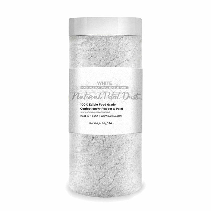 White Natural Petal Dust | 4g White Food Coloring | Bakell