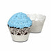 White Hearts Cupcake Wrappers & Liners  | Bakell® Baking Products