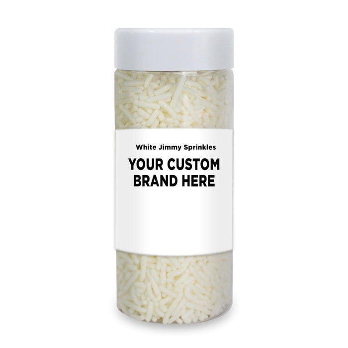 White Jimmies Sprinkles | Private Label (48 units per/case) | Bakell