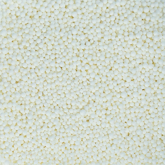 White Mini Sprinkle Beads by Krazy Sprinkles®| Wholesale Sprinkles