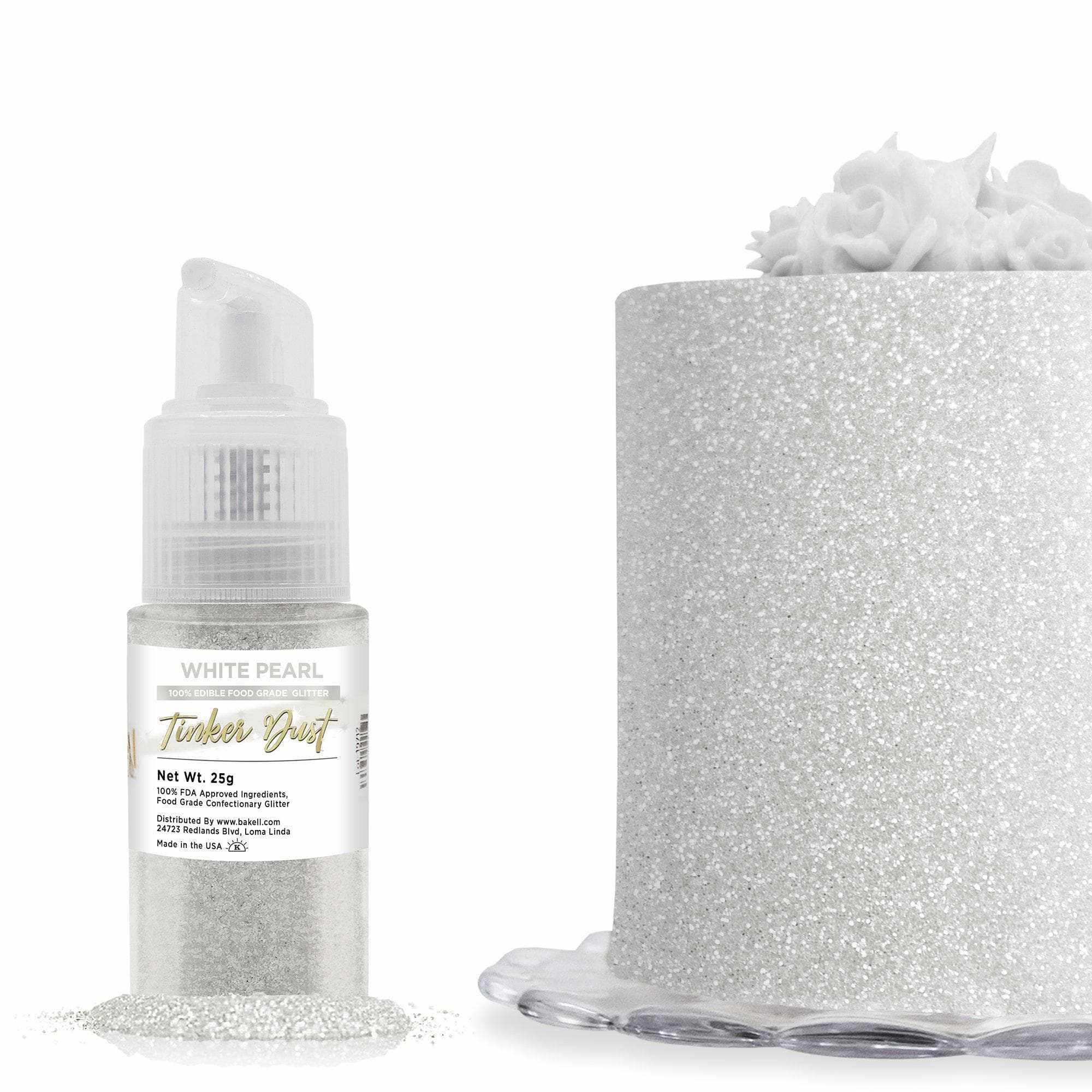 Buy 25g White Pearl Tinker Dust Spray Pump | Bakell