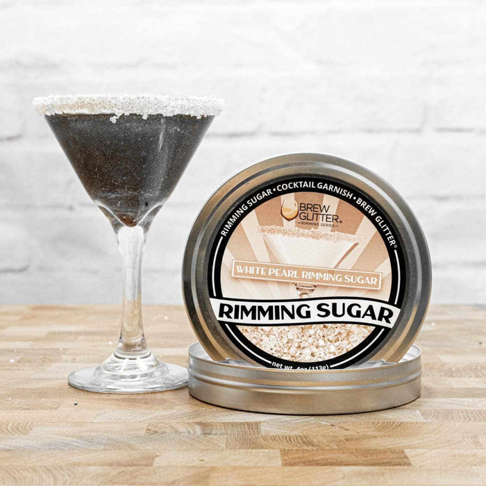 Buy White Pearl Cocktail Rimming Sugar - White Sugar- Bakell.com