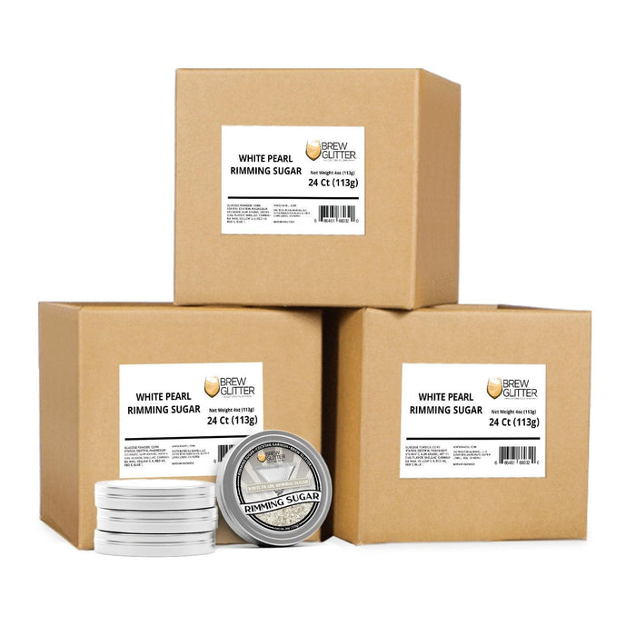 Shop Wholesale White Pearl Rimming Sugar | 24 Per Case | Bakell