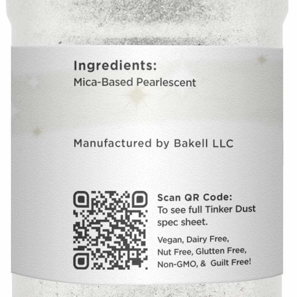 White Pearl Tinker Dust glitter 45g Shaker  | Bakell