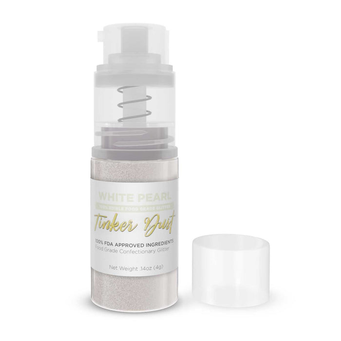 Purchase White Pearl Tinker Dust Glitter 4g Spray Pump | Discounted!