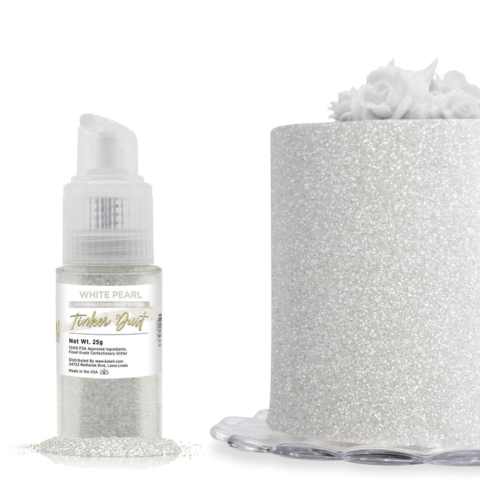 White Pearl Tinker Dust® Glitter Spray Pump by the Case | Private Label-Private Label_Tinker Dust Pump-bakell