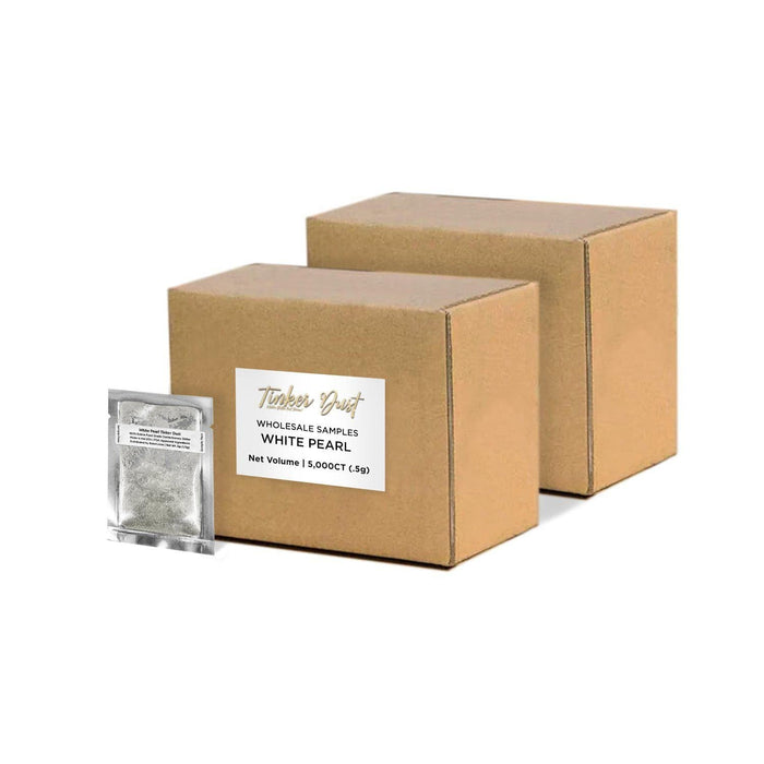 White Pearl Tinker Dust Glitter Sample Packs Wholesale | Bakell