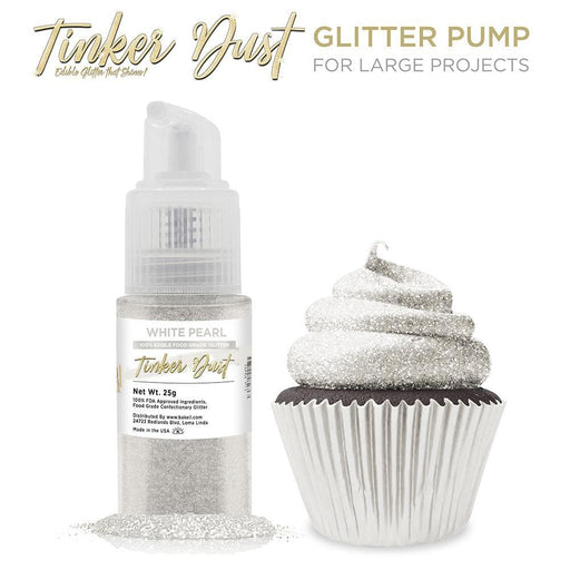 White Pearl Tinker Dust® Glitter Spray Pump by the Case-Wholesale_Case_Tinker Dust Pump-bakell