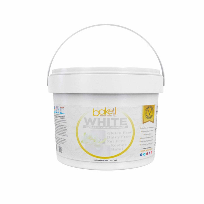 White Vanilla Cake Fondant 2lb/5lb Tubs Wholesale | Bakell