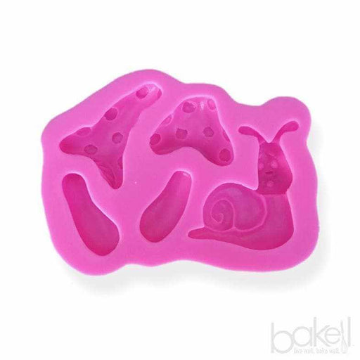Bakell™ Wonderland Mushroom Snail Silicone Mold | Bakell.com
