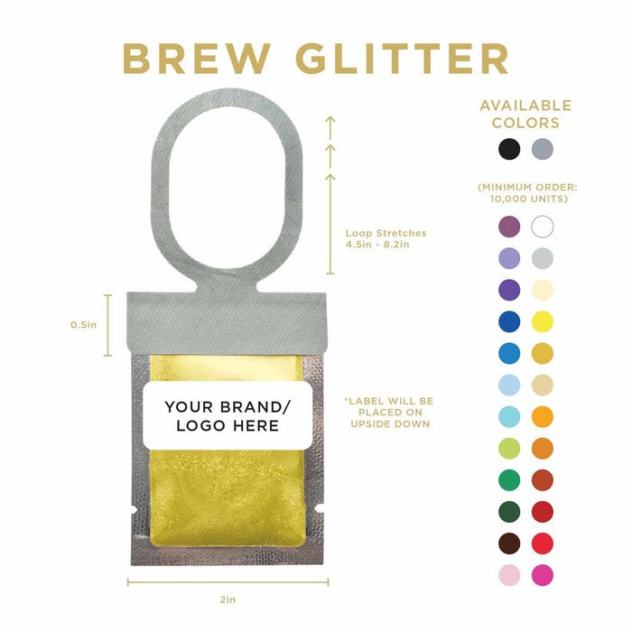Yellow Brew Glitter Necker | Private Label | Bakell