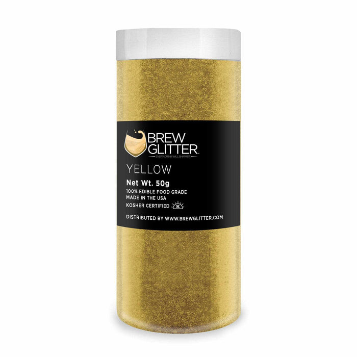 Yellow Brew Glitter®, Bulk Size | Beverage & Beer Glitters from Bakell