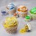 Yellow Edible Shimmer Flakes 4 Gram Jar-Edible Flakes_Google Feed-bakell