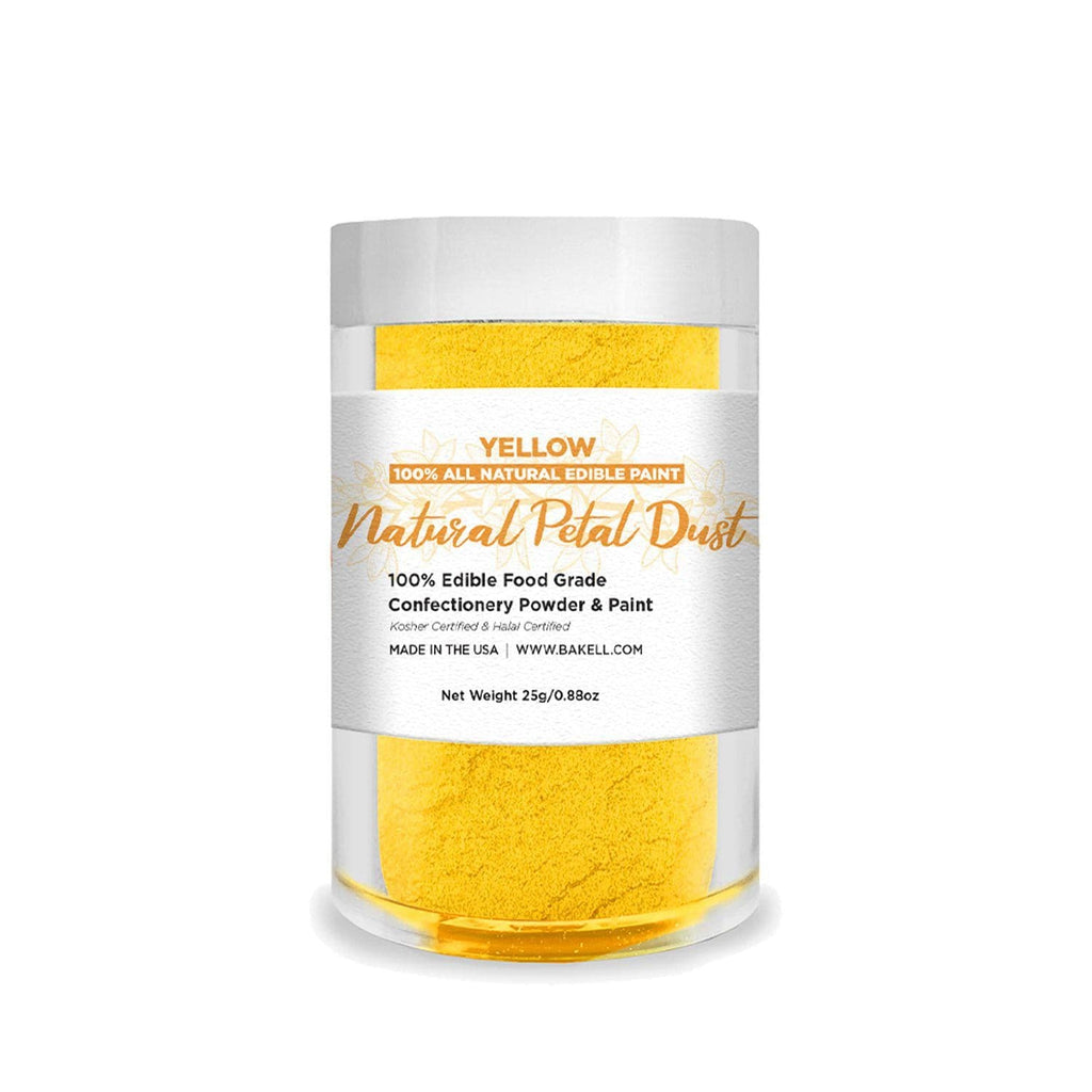 BAKELL Edible Luster Dust & Paint | Pale Gold LUSTER DUST Edible Powder |  KOSHER Certified | Halal Certified Paint, Powder & Dust | 100% Edible &  Food