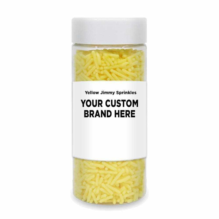 Yellow Jimmies Sprinkles | Private Label  (48 units per/case) | Bakell