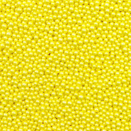Yellow Mini Pearl Beads by Krazy Sprinkles®| Wholesale Sprinkles