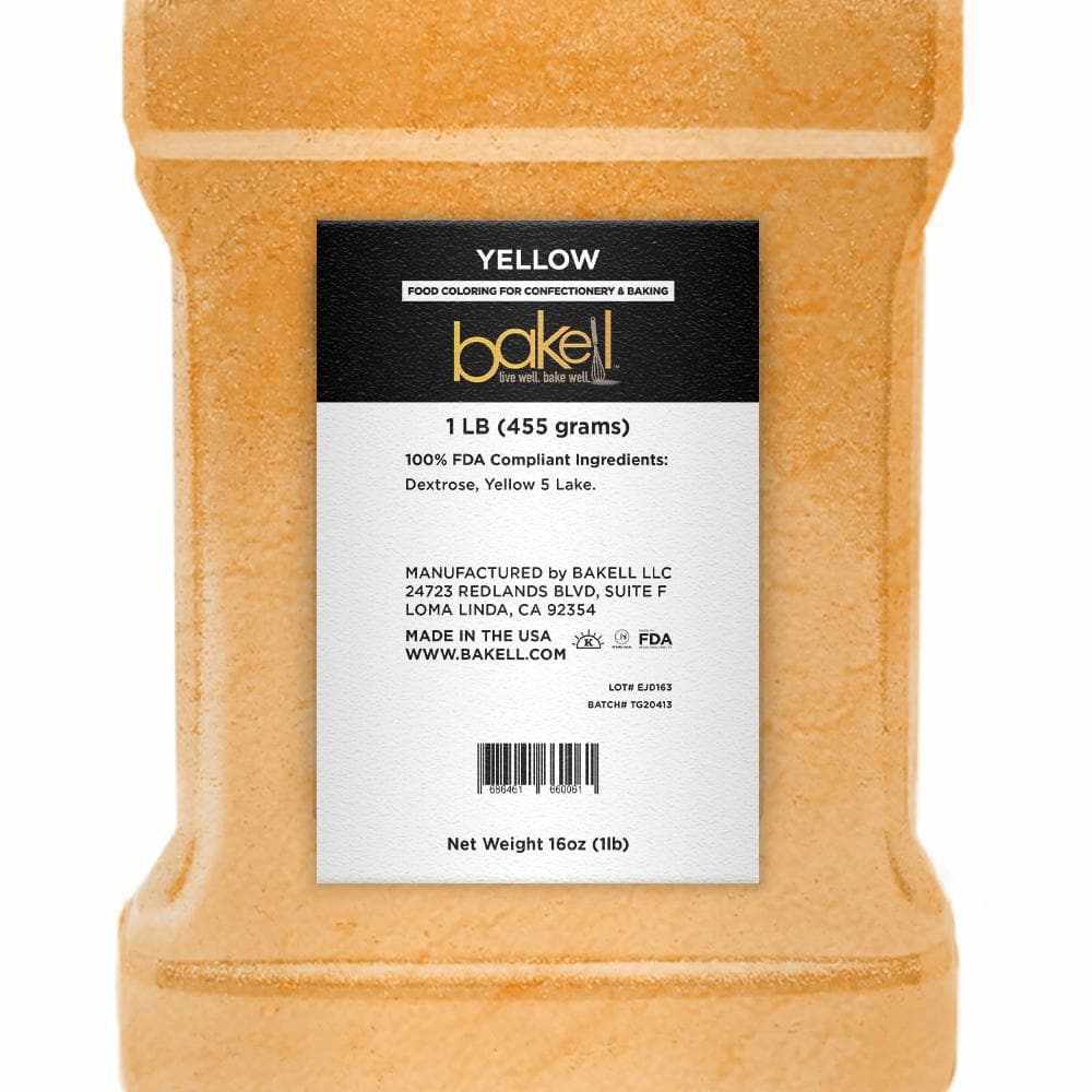 FD&C Food Color Yellow No 5  Lemon Yellow FDA-Approved Powder